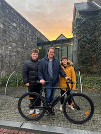 E-Bike Gewinner Finn, Kolja und Noah