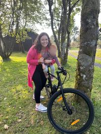 e-bike-Gewinnerin Luisa