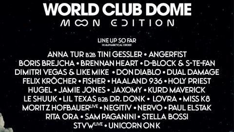 Line-Up Phase 1 WORLD CLUB DOME 2025