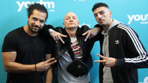 Olexesh mit Simon und Samir